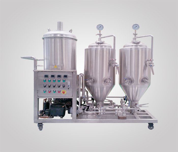 <b>Equipo de cerveza combinado de acero inoxidable de 50L</b>